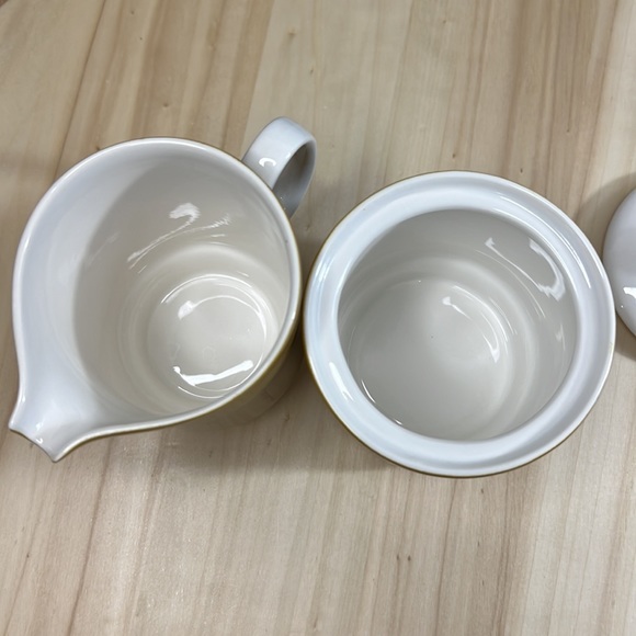 Topaz Iron Stone Sugar and Creamer Vintage - Picture 4 of 5